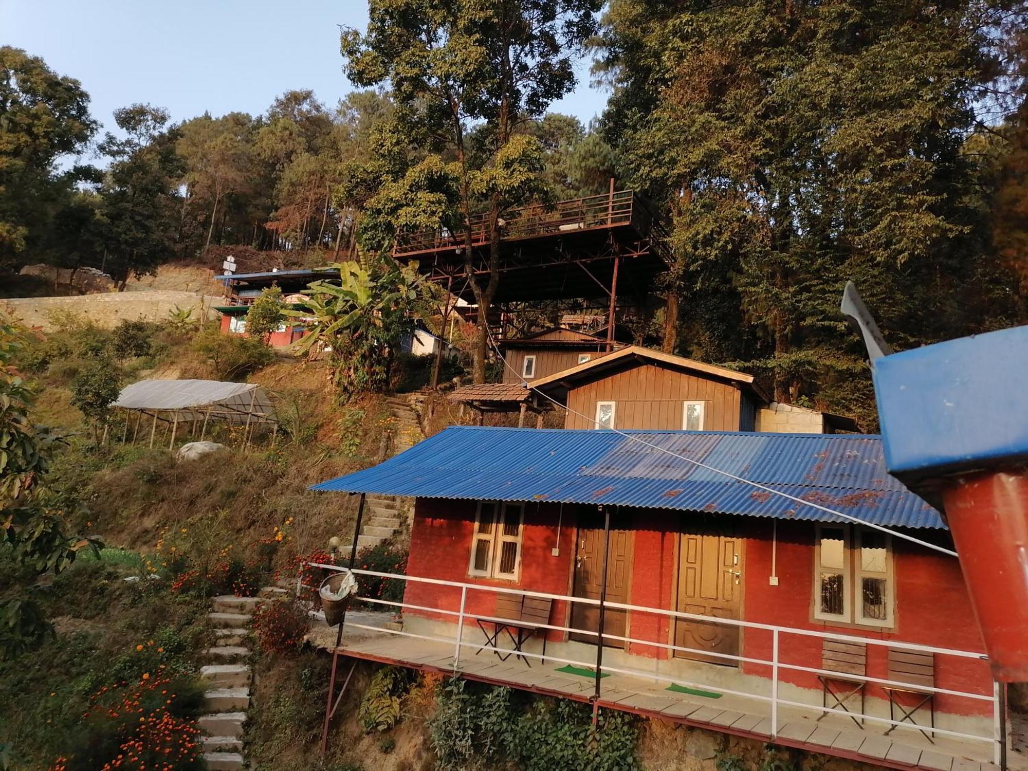 Jungle Crown Organic Homestay Nagarkot Rom bilde